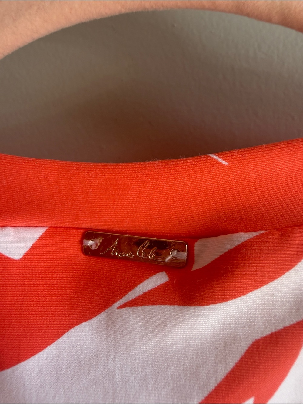 Tropical Anne Cole Coral Swimsuit Zip Front Ruffle Sleeves Size 6 - Never Worn - Picture 8 of 9